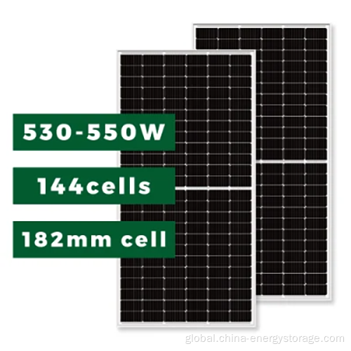 Monocrystalline Solar Panel High Efficiency Solar Module 144 Cell 550W Factory